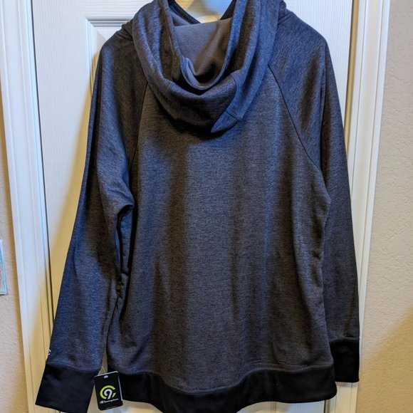 C9 Champion Duo Dry Womens Extra Large Gray Hoodie Pullover Tech Pocket - Picture 3 of 7